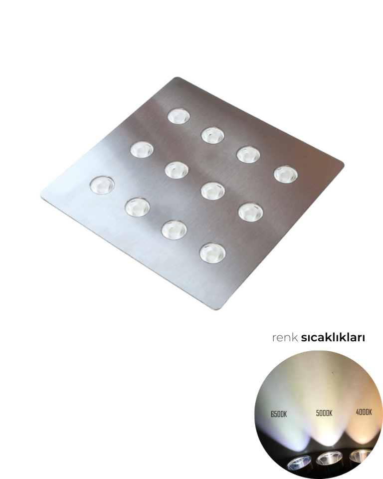 Platin K 19 Watt Kuyumcu Aydınlatma Armatürü